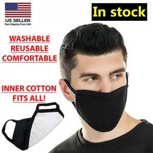 Reusable Cloth Face Mask With Filter Pocket