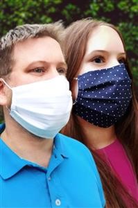 Reusable Face Mask With Filter Pattern