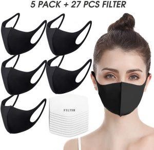 Reusable Face Mask With Filter Slot