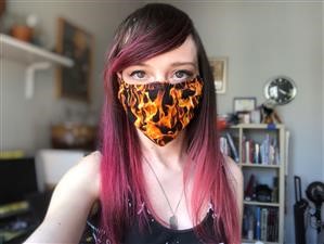 Reusable Black Polyurethane Face Mask