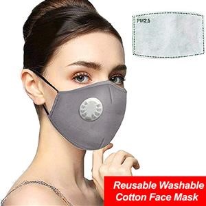 Reusable Face Mask Pm2.5 Activated Carbon Filter