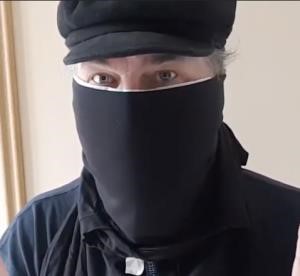 Black 3 Layer Reusable Face Mask