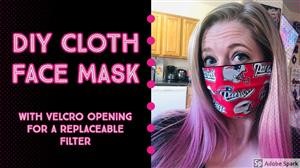 White Reusable Face Mask With Filter