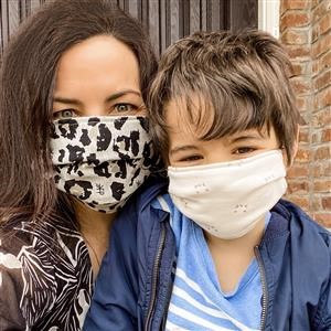 Reusable Cloth Face Masks With Nose Wire