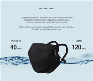 Reusable Face Mask With Disposable Filter