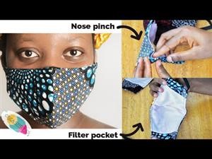 How to Make Reusable Face Masks With Filter Pocket