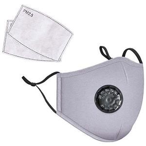 Reusable Washable N95 Pm2.5 Face Mask With Respirator With 2 Filters